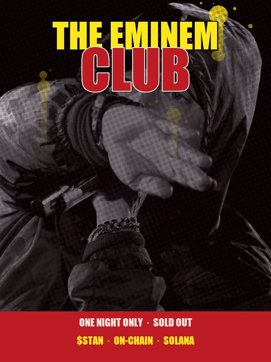 THE EMINEM CLUB tour poster